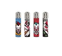 Nouveau Collection Clipper Grand Modèle Briquet Rechargeable Clipper Collection Clipper Clowns adorables Contenu de l'envoi 4 Clipper