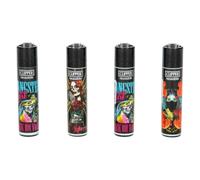 Nouveau Collection Clipper Grand Modèle Briquet Rechargeable Clipper Collection She Skull Contenu de l'envoi 4 Clipper