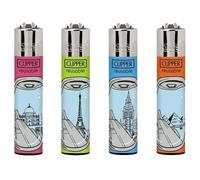 Nouveau Collection Clipper Grand Modèle Briquet Rechargeable Clipper Increasing EXCITMENT Contenu de l'envoi 4 Clipper