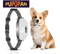 Nouveau collier anti-aboiement intelligent pour chien, collier anti-aboiement intelligent rechargeable, collier d'entraînement anti-aboiement à sensibilité réglable noir