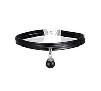 Nouveau Collier de Cou Ruban de Velours Noir