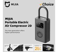 Nouveau compresseur d'air gonflable MIJIA 2D 2000mAh, pompe à air portable 2D pour vélo, voiture, moto, ballon -CN 1 pièce