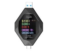 Nouveau Compteur de Puissance de Courant de Tension Multifonction Type-C et USB 1,44 Pouces Outils de Test D'Analyseur de Détection de Puissance de