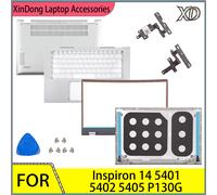 Nouveau couvercle arrière/encadrement/dossier de repose-mains/boîtier inférieur/charnières pour ordinateur portable Inspiron 14 5401 5402 5405 P130G, écran LCD, métal argenté, 0WK1KG Silvery A Hinge