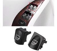 Nouveau - Couvercles de Bouton de commutateur de fenêtre for Mercedes Benz W203 W208 C CLK Class Capuchons de Bouton de réparation de commutateur de fenêtre Avant Gauche + Droite