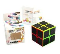 nouveau Cube magique Casse-tête 2x2 - jeux de magie Éducatif Jouets noir pour Enfants adultes Noir G