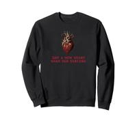 Nouveau cœur, même Sarcasme, greffe Cardiaque drôle Sweatshirt