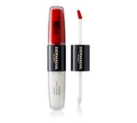 NOUVEAU Dermacol - 16-Hour Lip Colour, High Pigmentation Lip Gloss, Two-Phase Lip Gloss, Kiss-Proof Lip Make-up with Matte Finish and Shine, no. 4, Revenge Red
