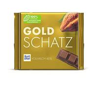 Nouveau design : Chevalier Sport Gold Chérie 250 g, chocolat au lait entier avec du trinitariokacao noble, lot de chocolat de table comme cadeau, à partager ou à griller soi-même