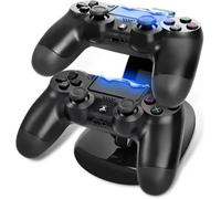 Nouveau Design De Mode OIVO Double USB Charge Dock de Jeu Contrôleur De Charge Stand pour Sony Play Station 4 PS4 Chargeur - Noir