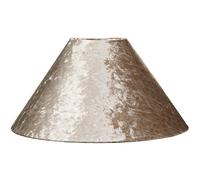 Nouveau design élégant en velours de luxe Look Coolie Abat-jour en Decoration de Salle -12 "- Beige
