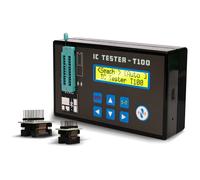 Nouveau! Déterminer le testeur de circuit intégré LED aste, diode de transistor, testeur de triode, détecteur numérique de puces IC Tester