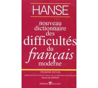 Nouveau Dictionnaire des difficultés du français moderne