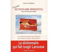 Nouveau dictionnaire horizontal - Jean-Luc Fornelli - Humus Eds - broché - Roman