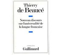 Nouveau Discours Sur L'universalité De La Langue Française