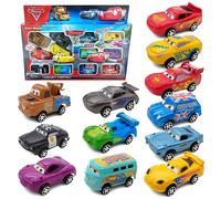 Nouveau Disney Pixar Cars 3 voitures à rebond 12 pièces série Lightning McQueen Jackson Storm modèle de voiture en plastique jouet Boutique boîte-cadeau pas de boîte