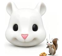 Nouveau Distributeur de Nourriture en Forme de tête d'écureuil (2027) (#F) | Distributeur de nourriture amusant en forme de tête d'animal pour écureuils, idéal pour le jardin extérieur