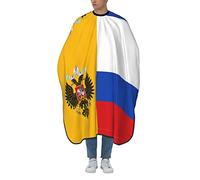 Nouveau Drapeau Russe Femme Homme Cape De Coiffure Réglable Cape De Barbier Résistant Aux Taches Capes De Coiffeur De Salon Pour Coupe Et Coloration Coupe De Cheveux Usage Domestique 168X140Cm