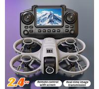 Nouveau Drone GISAEV YL3 pour enfants et débutants, écran 2.4 pouces, double caméra 4K à distance, vol Stable en vol automatique, cadeau parfait, 2025 Black-Screen-4K-1B