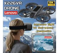 NOUVEAU Drone Miniature Professionnel 4K Lenovo X226/X226VR avec Télécommande, Hélicoptère RC avec Écran, Quadricoptère Jouet Cadeau X226VR-8K-battery-1