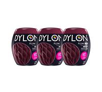 Dylon Nouveau Rouge Prune Machine Colorant écosser 350g 3 Pack