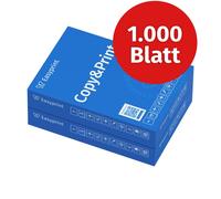NOUVEAU Easyprint Papier d'impression Papier à copier 1000 feuilles 2 x 500 A4 Premium extra-blanc CIE 160 Vainqueur du test PEFC Certificat environnemental