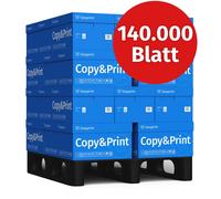 NOUVEAU Easyprint Papier d'impression Papier à copier 140000 feuilles 28 x 5000 A4 Premium extra-blanc CIE 160 Vainqueur du test PEFC Certificat environnemental