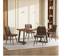 Nouveau Eco - friendly Material Dining Group (Set de 5), table à manger avec 4 chaises, table à manger de cuisine moderne, table