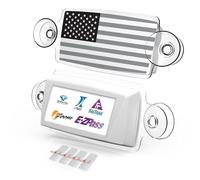 Nouveau EZ Pass, IPASS Tag Support/Support de transpondeur/Toll Pass Pare-Brise/Made in USA/de qualité Premium avec 3 m Duallock Bandes et UV décoratifs Autocollant