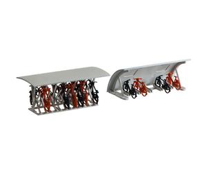 Nouveau Faller Échelle H0 1:87, 2 Support De Vélo Avec Roues, Article: 180584