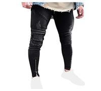 Nouveau Fashion Jeans Homme, Pantalons Homme 2022 Jean Troué Skinny Jean Slim Homme Jean Droit Pas Cher Jean Déchiré Moulant Homme Jean Bootcut Homme Jeans Bleu Clair Homme Jean Serré