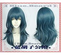 Nouveau feu emblème trois maisons perruque Cosplay Edelgard Byleth bleu moyen long Cosplay perruque de cheveux Halloween jeu de rôle féminin rôle principal