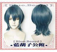 Nouveau feu emblème trois maisons perruque Cosplay Edelgard Byleth bleu moyen long Cosplay perruque de cheveux Halloween jeu de rôle rôle principal masculin