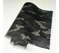 Nouveau film en vinyle camouflage mimetic pour avvolgimento auto pour le styling de la voiture, 2 mesures (0,50 x 1,52 m, noir)