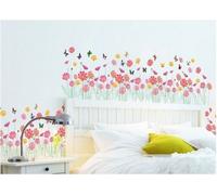 *** NOUVEAU *** Fleurs Prairie Papillons Chambre de bébé Belle décoration de chambre. Papiers peints art déco. Salon Autocollant Accueil Décoration murale Décoration Décalcomanies