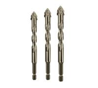 Nouveau foret excentrique à quatre cannelures en dents de scie, foret de conception à revêtement en titane,jeu de forets de plusieurs tailles pour le bois et le métal (6/8/10mm)