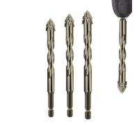 Nouveau foret excentrique à quatre cannelures en dents de scie, foret excentrique dentelé à quatre tranchants, jeu de forets multifonctions pour le bois et le métal