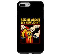 Nouveau Genou Demandez-Moi à Propos de ma Nouvelle Articulation Amusante pour Homme Coque pour iPhone 7 Plus/8 Plus