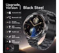 Nouveau Gps Sport Mode Smartwatch Hommes 1.85 "Amoled Écran Fréquence Cardiaque Pression Artérielle Santé Montre Intelligente Pour Ios Android.Bk22Szstrap.New