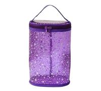 Nouveau Grand Sac cosmétique en Forme d'étoile en PVC Transparent avec poignée-Sac de Rangement Transparent à Fermeture éclair, Unisexe Durable et Portable(A2)
