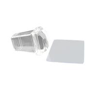 Nouveau Grattoir De Stamper D'art D'ongle De Silicone De Gelée Claire Pure Place Le Vernis Transparent Impriment Des Outils D'estampillage D'ongle Outils De Manucure