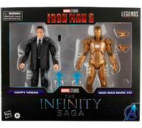 NOUVEAU Hasbro Marvel Legends Series Infinity Saga Happy Hogan & Iron Man Mar...