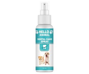 NOUVEAU : HelloAnimal® - SPRAY DENTAIRE pour chiens et chats - détartrage entre les dents - soin dentaire/nettoyage des dents, contre mauvaise haleine, anti-plaque et tartre, contient 100 ml
