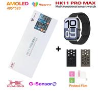 Nouveau Hk11 Pro Max Smartwatch 2025 46Mm Amoled 4G Rom Ai Chat Robot Bluetooth Réseau Appel Horloge Nfc Boussole Montre Intelligente Hommes Femmes.Sp-Green-Sp-Black.