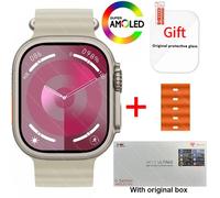 Nouveau Hk11 Ultra 3 Smartwatch 2025 49Mm Amoled 4G Rom Ai Chat Robot Bluetooth Réseau Appel Horloge Nfc Boussole Montre Intelligente Hommes Femmes.Natural Ocean 1.For App Le49Mm