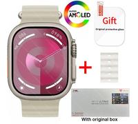 Nouveau Hk11 Ultra 3 Smartwatch 2025 49Mm Amoled 4G Rom Ai Chat Robot Bluetooth Réseau Appel Horloge Nfc Boussole Montre Intelligente Hommes Femmes.Natural Ocean 2.For App Le49Mm