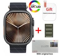 Nouveau Hk11 Ultra 3 Smartwatch 2025 49mm Amoled 4g Rom Ai Chat Robot Bluetooth Réseau Appel Horloge Nfc Boussole Montre Intelligente Hommes Femmes