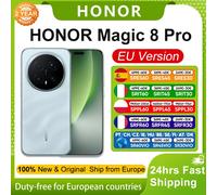 Nouveau HONOR Magic 8 Pro 5G 2026 Version Globale 12+512 Go Snapdragon 8 Elite Gen 5 Écran OLED 6,71'' 120Hz Caméras IA 200MP Téléphone Portable SuperCharge 100W L'or du lever du soleil