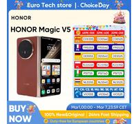 Nouveau HONOR Magic V5 Version mondiale Original 5G Smartphone double HDR OLED affichage Snapdragon 8 Elite 5820mAh 7.95 "66W SuperCharge Ivory White