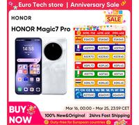 NOUVEAU HONOR Magic7 Pro 5G 2025, Smartphone Snapdragon 8 Elite, Écran LTPO 6,8'' 120Hz, Charge 100W, Magic UI 9.0 Basé sur Android 15 12GB 512GB Blue